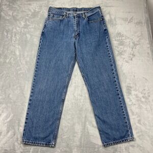 Levi's 550 Jeans Men 36x32 Blue Denim Mid Rise Red Tab Streetwear Straight Leg